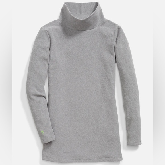Dudley Stephens Cobble Hill Terry Fleece Turtleneck Pullover  Gray Grey Small - Picture 1 of 10